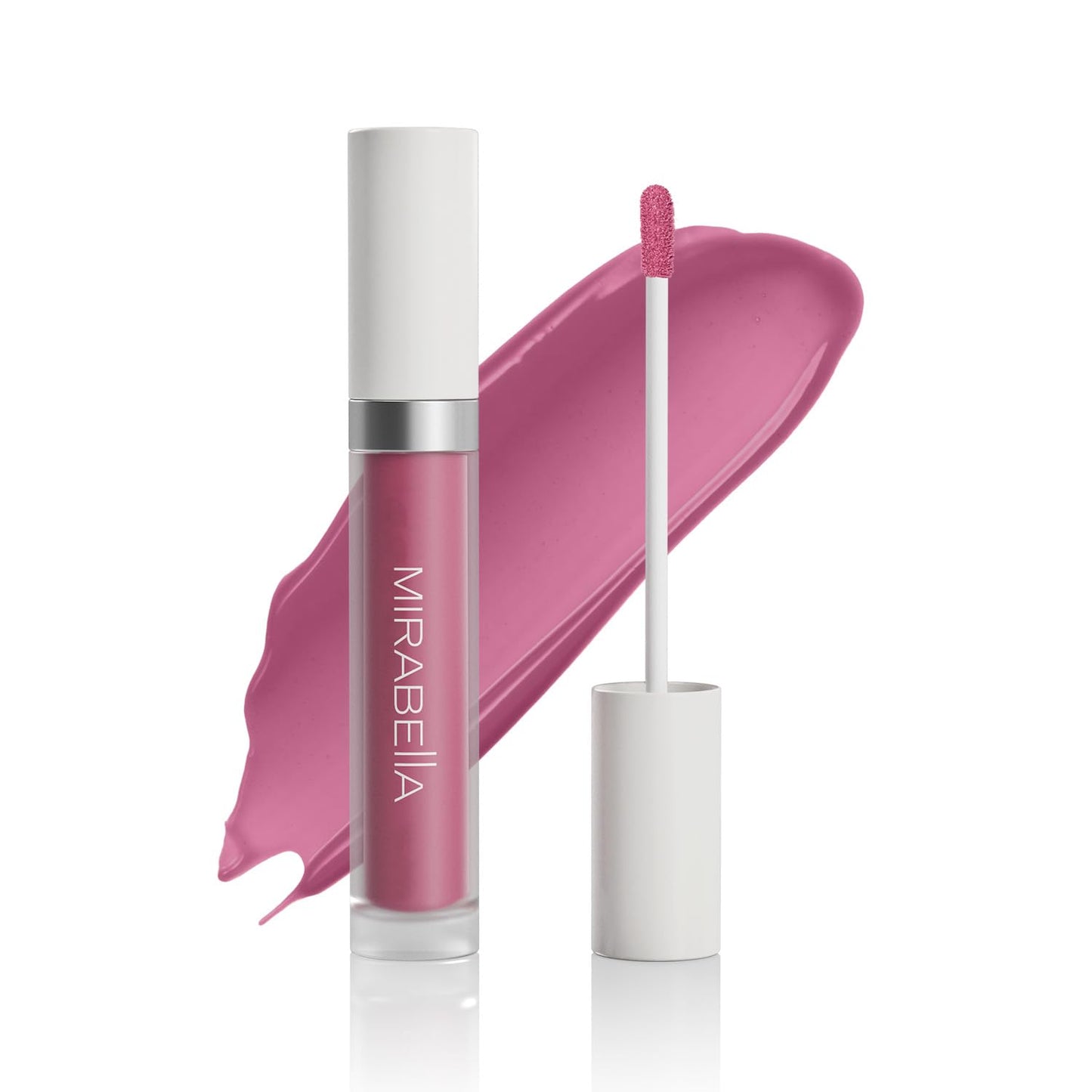Mirabella Luxe Advanced Lip Gloss, Hydrating Non-Sticky High-Shine Lip Gloss for Women, Infused with Vitamin E & Jojoba Oil, Long-Lasting & Cruelty-Free - Sleek (Rich Berry)