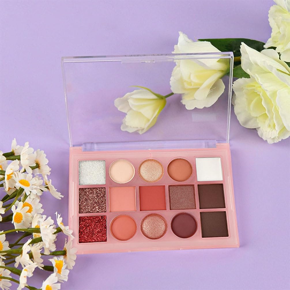 Eyeshadow Palette Makeup β Neutral Nude Matte & Shimmer Eyeshadow Palette, High Pigment Waterproof Glitter Eye shadow,Blendable Pink, Brown, Rose Gold Eye Makeup (F-02#, 1 Count (Pack of 1))