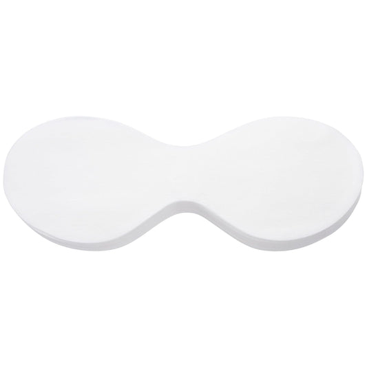 100 Sheets Disposable Non Woven Eye Care, Cotton Paper Facial Eye Pads Spa, DIY Clear Eye Mask Paper Beauty Sheets for Skincare Spa Wrap Moisture Retention