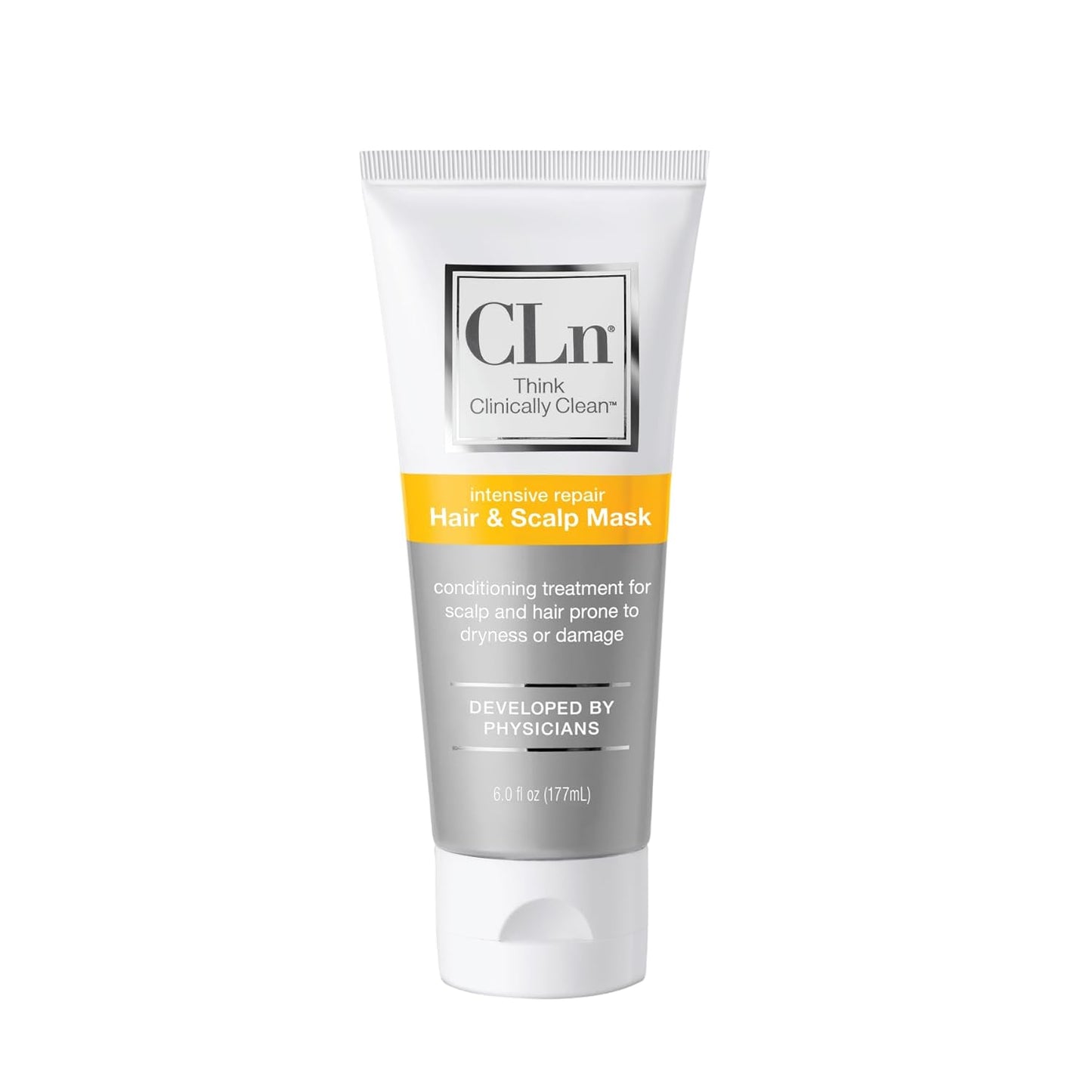 CLn® Hair & Scalp Mask Conditioner - Deep Conditioner for Hair & Scalp Prone to Dryness & Damage, Paraben-Free & Dye-Free, Scented by Eucalyptus, 6 fl. oz.