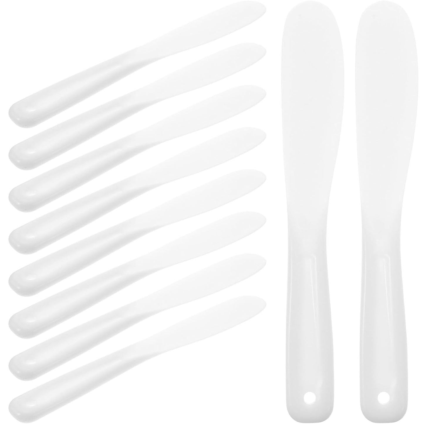 10Pcs mask stick tool stick cosmetic spatulas facial mud applicator spatulas stick facial cream scoops stirring rod makeup spatulas Multifunction white eye cream