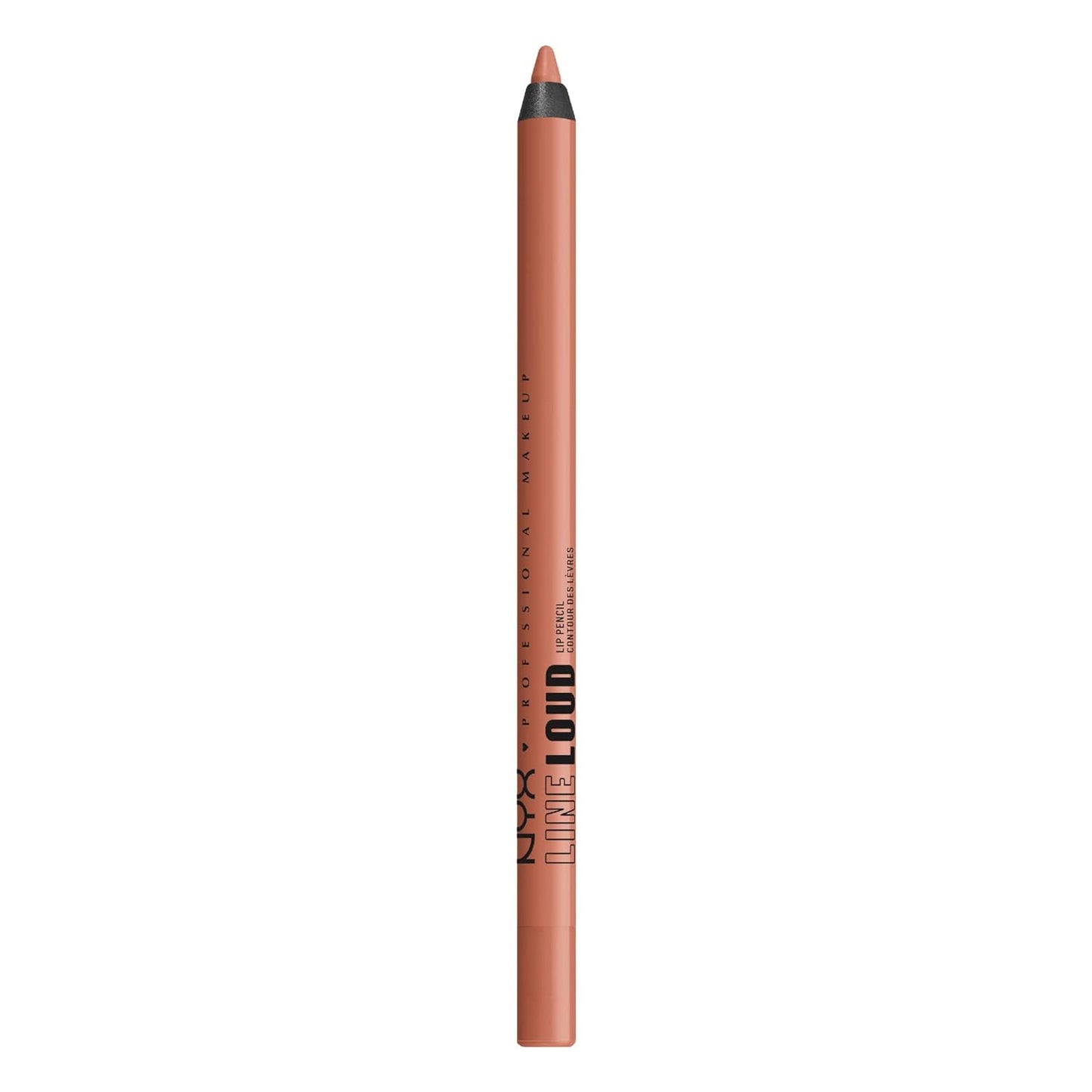 NYX PROFESSIONAL MAKEUP Line Loud Lip Liner, Longwear and Pigmented Lip Pencil with Jojoba Oil & Vitamin E - Daring Damsel (Light Warm Peach Nude)