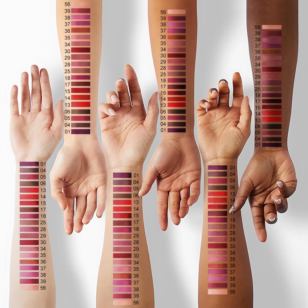 Kaely 2-in-1 Matte Lipstick and Lip Liner, Liquid Lip Stain Makeup for women Long Lasting Waterproof Smudge Proof, labiales matte mate larga duracion listip 24 hours originales, 29 Antique Rose