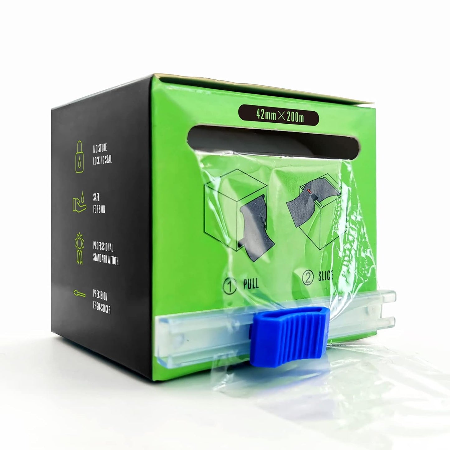 3 Pack Preservative Film Plastic Wrap for Eyebrow Lamination Lash Lift Lip Blush Tint Kit Semi Permanent Make Up PMU Supplies Microblading Kit 42mm Width 200 Meter (3 Pack)