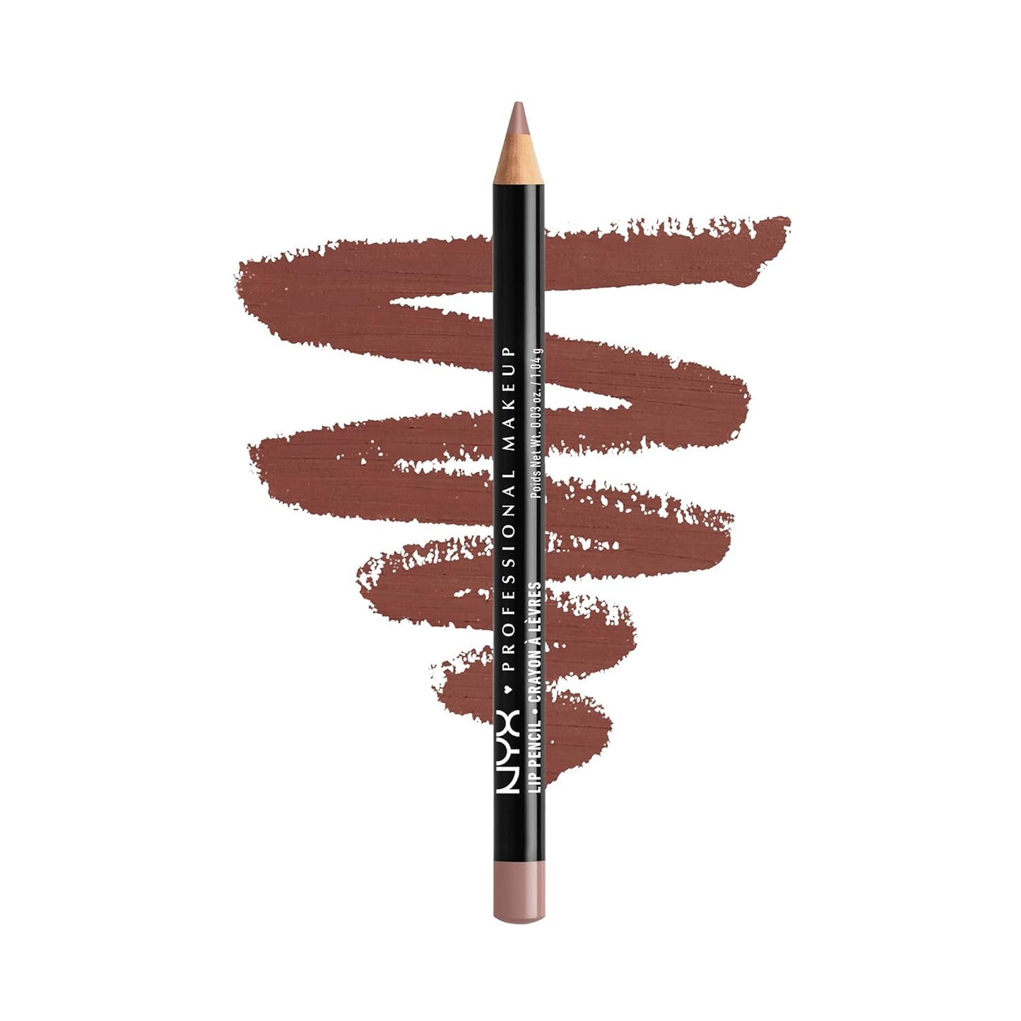 NYX PROFESSIONAL MAKEUP Slim Lip Pencil, Long-Lasting Creamy Lip Liner - Mahogany