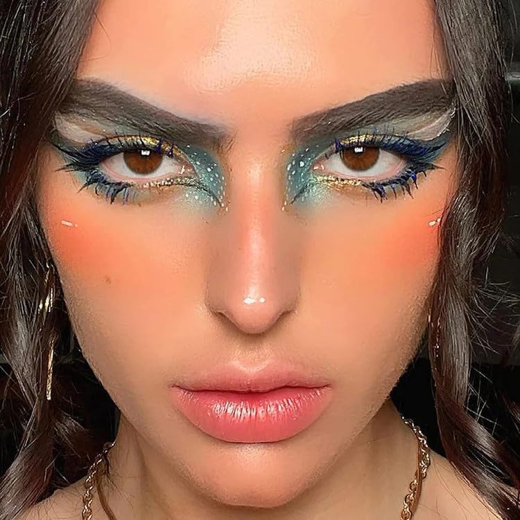 24 Shades Eyeshadow Palette - Festive Luxury Vibrant Bold Full-Color Pigment Long Lasting Matte Shimmer Eye shadow Palette (Malibu)