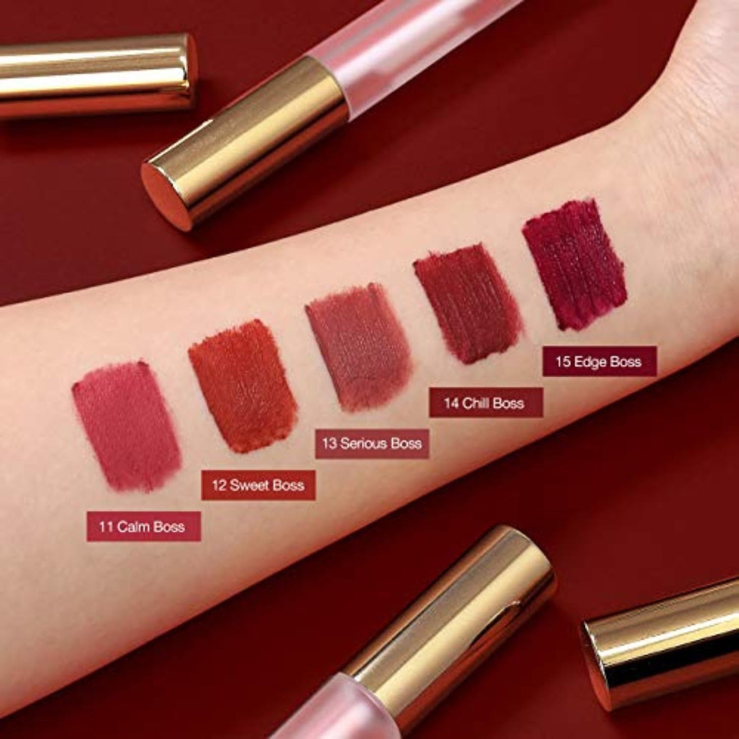 BBIA Last Velvet Lip Tint - Soft & Creamy Matte Finish Lip Stain, Blur Effect with Velvety Texture, Long-Lasting, High Pigment, Lightweight, Non-Drying, Korean Lip Makeup (11 CALM BOSS)