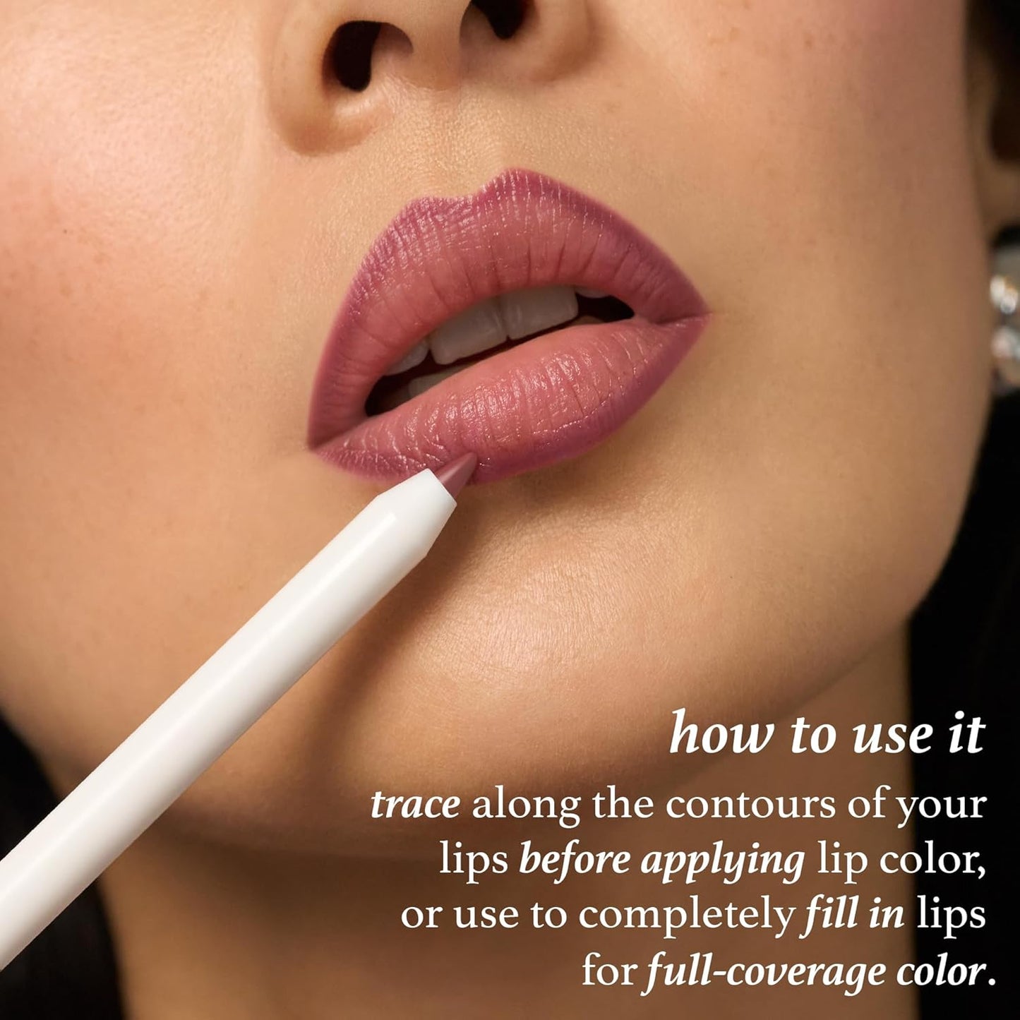 Julep With a Trace Retractable Creamy Long-Lasting Lip Liner, Sweet Truffle