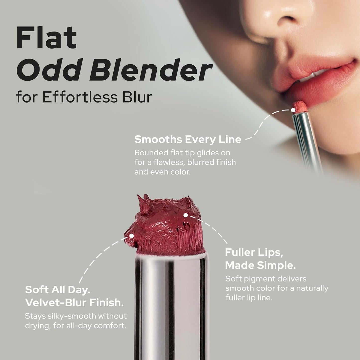 Unseen Blur Lip Tint Long-Lasting Stain, Blendable 3.2g (Switched, 3.2)