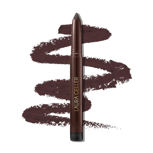 LAURA GELLER NEW YORK Kajal Longwear Kohl Eyeliner Pencil - Smoky Taupe Kohl - Caffeine and Vitamin E - Smooth & Blendable Liner - Built-In Sharpener