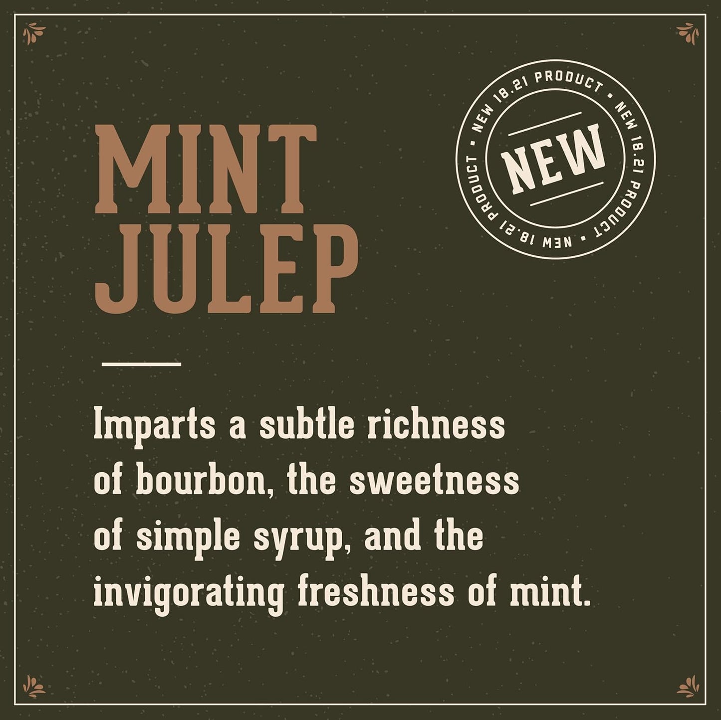 18.21 Man Made Lip Balm - Mint Julep Flavor, Lip Protectant Hydrates & Moisturizes with Beeswax, Cocoa Butter & Vitamin E - For chapped and dry lips