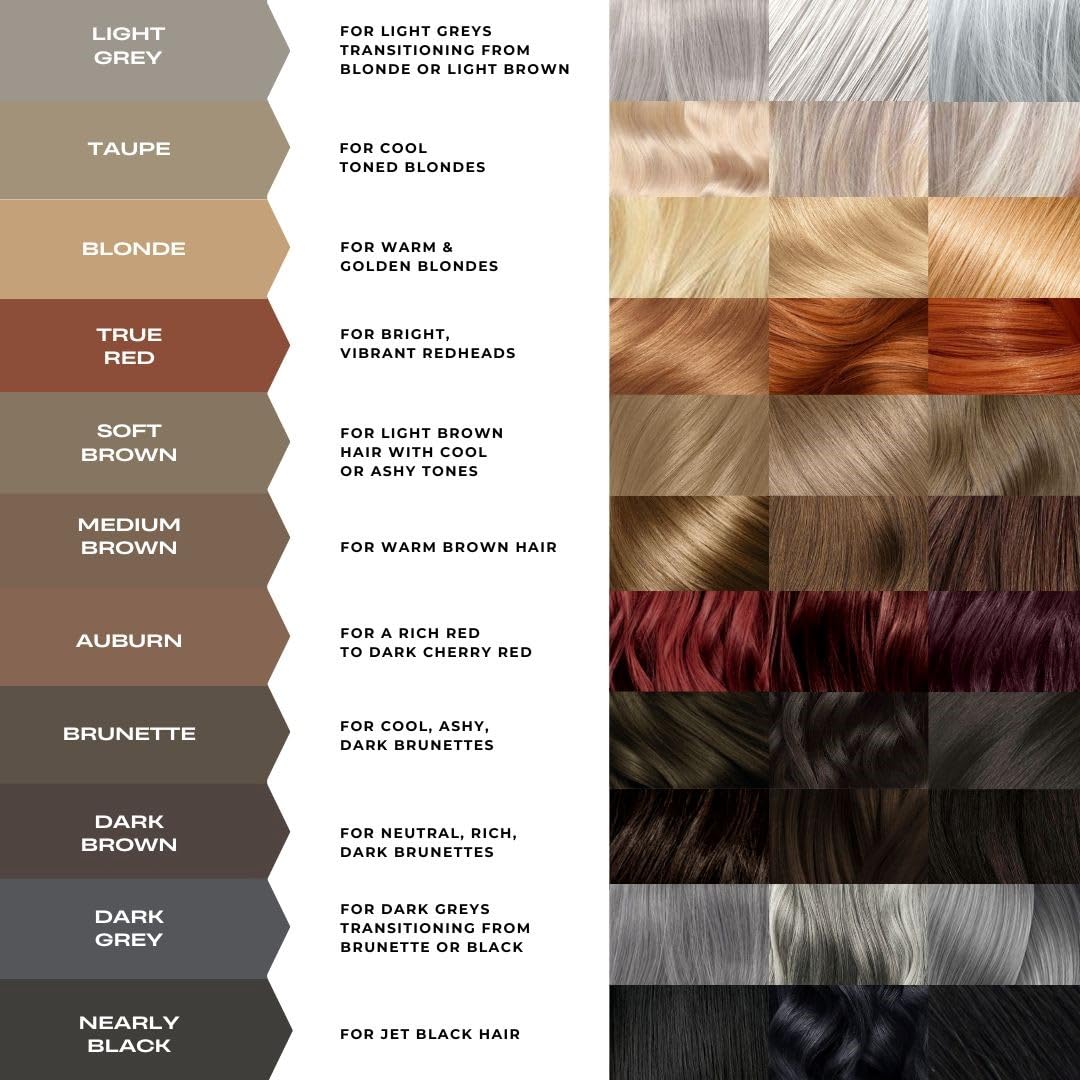 MADLUVV Brow Stamp Kit with Brow Stencils – Easy Eyebrow Shaper for Natural-Looking Brows – Popular Eyebrow Stencil Kit Used by Professionals – 9 Shapes, Spoolie, Travel Bag & Stamp (Nearly Black)