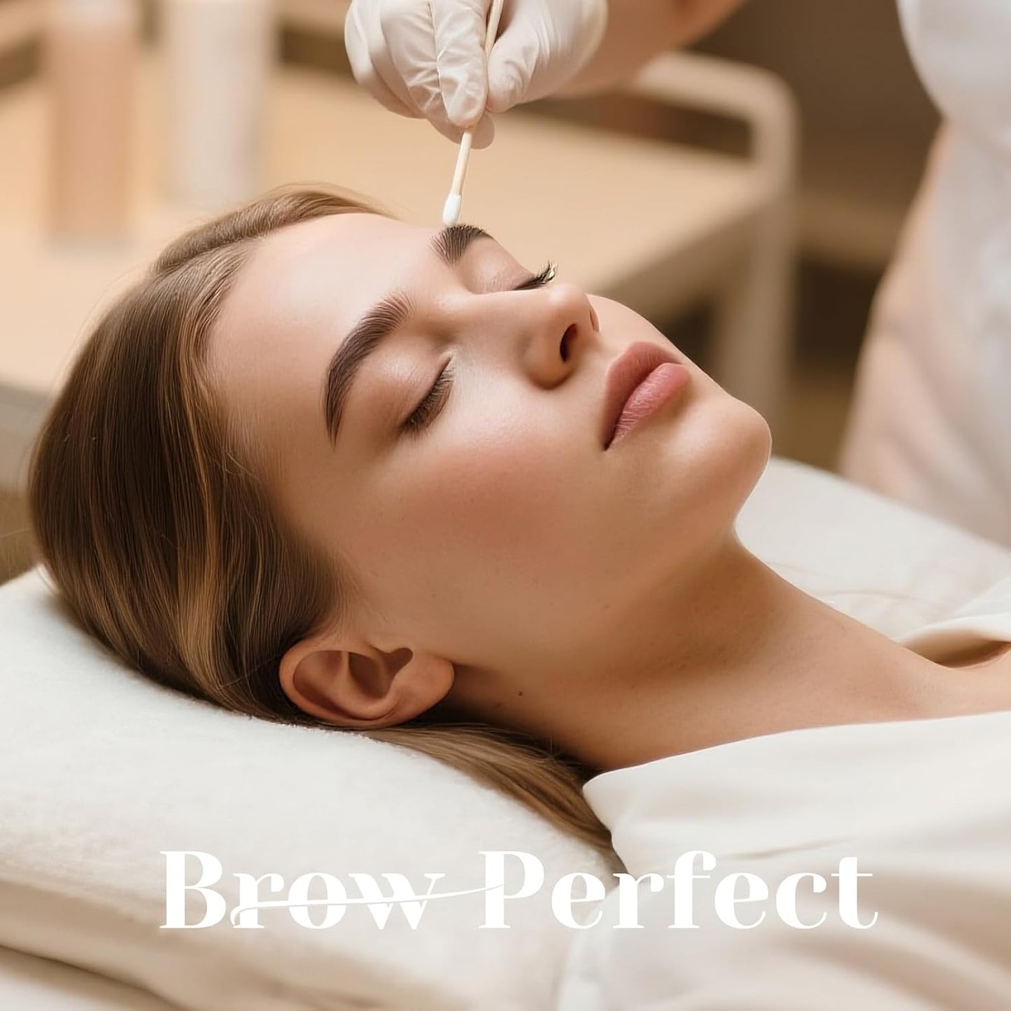 PERMANIA Brow Lamination Kit, Tube Design Instant Perm for Fuller & Thicker Eyebrows Salon Result lasts 4 weeks