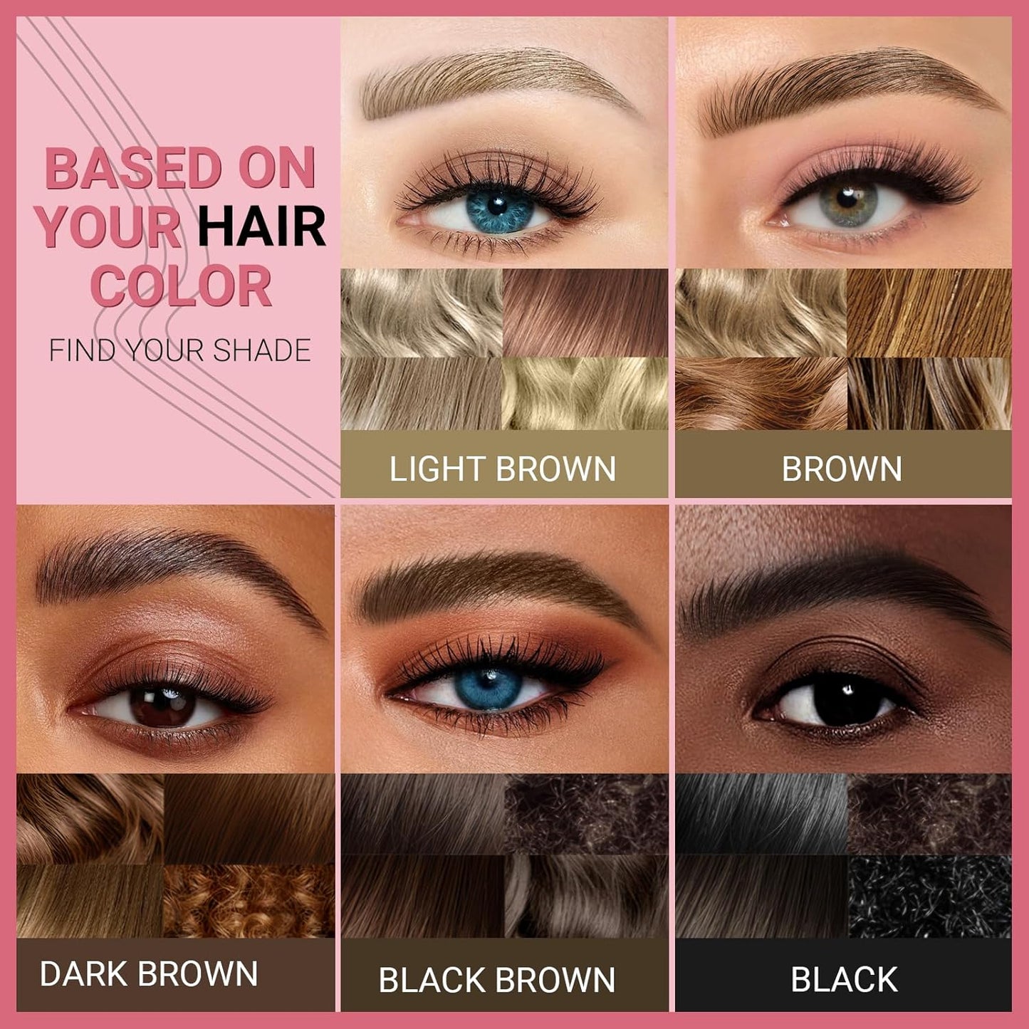 Eyebrow Pen - Microblading eyebrow pencil with Micro-Fork Tip & Precision Tip for Natural Brows, Eyebrow Pencils for Women, Dual-Ended Brow Brush, Waterproof, Light Brown