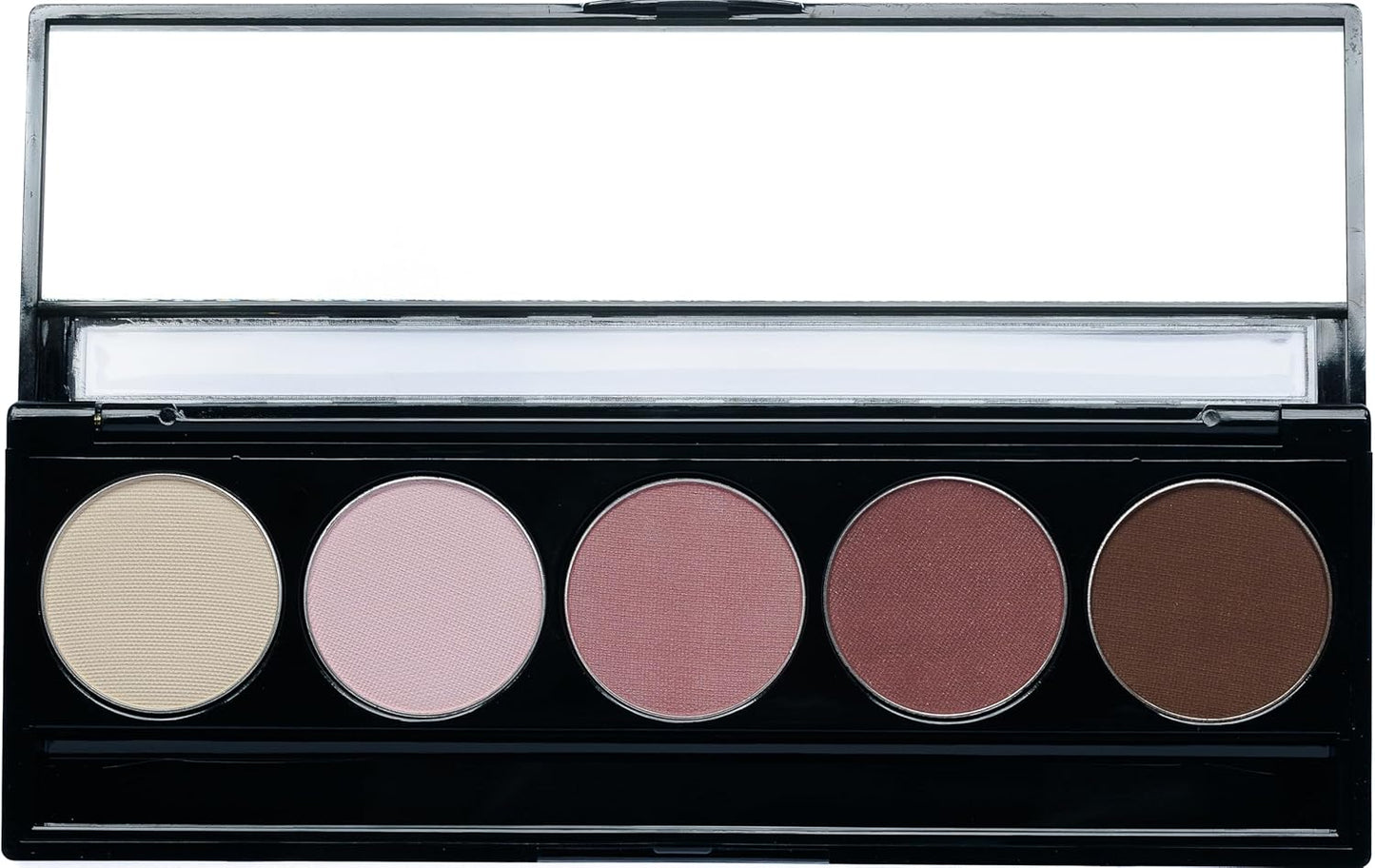 Matte Warm Tone Rose Pink & Brown Vegan Eyeshadow Palette; Talc, Paraben & Cruelty Free