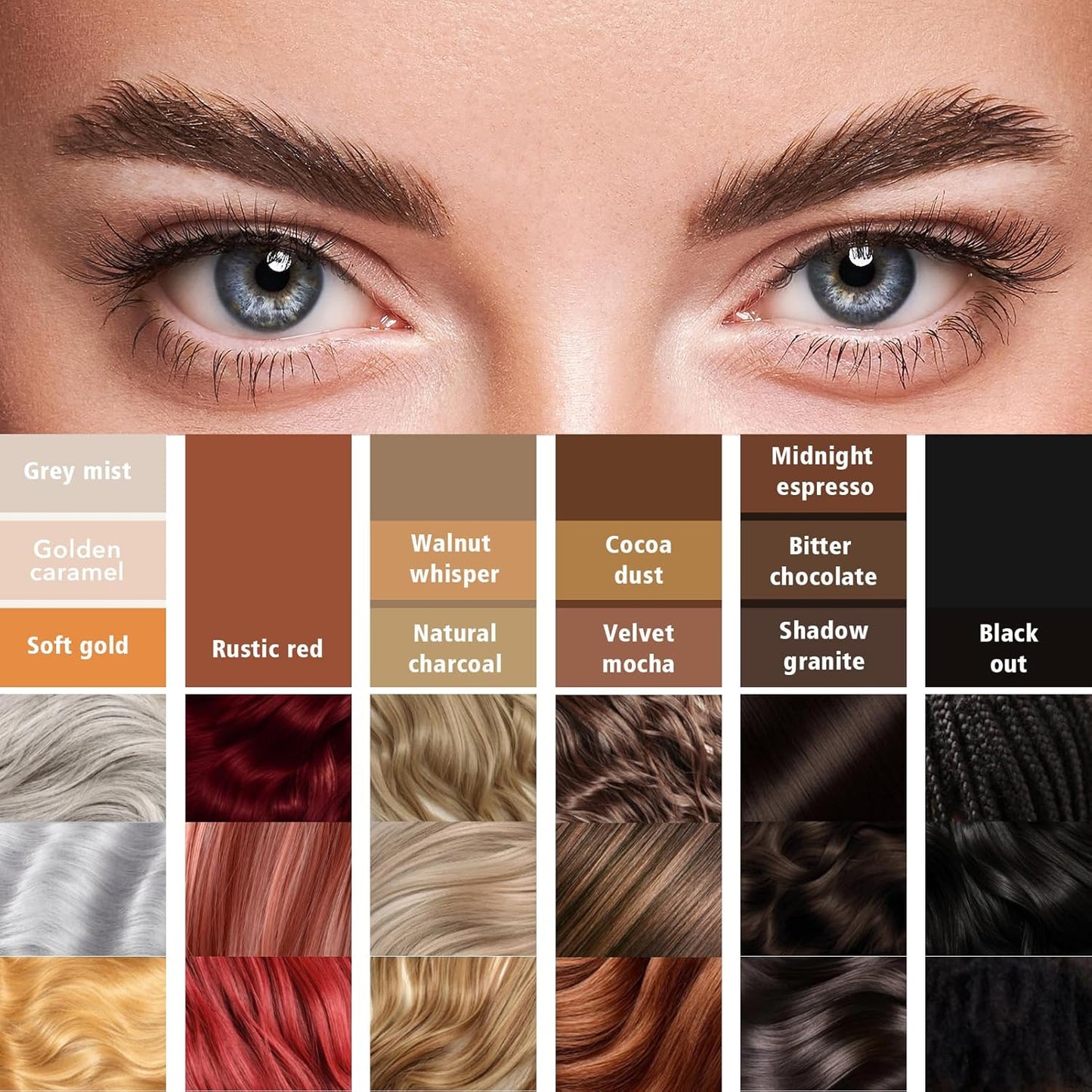 Eyebrow Pencil Grey Brown, Warm Grey Eyebrow Pen for Women, 4 Micro Tip Eyebrow Pencil to Create Realistic, Natural Brows, Durable and Smudge-Proof for 24H YES.EYE DO (Natural Charcoal-Warm Gray)