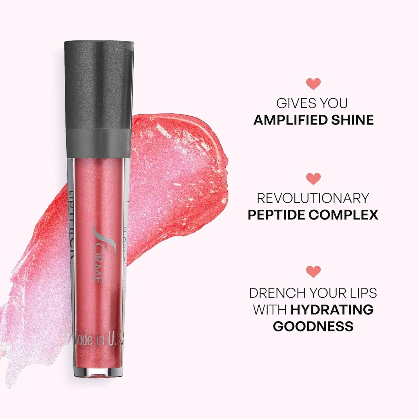 Sorme' Treatment Cosmetics Lip Thick Plumping Gloss, Barely