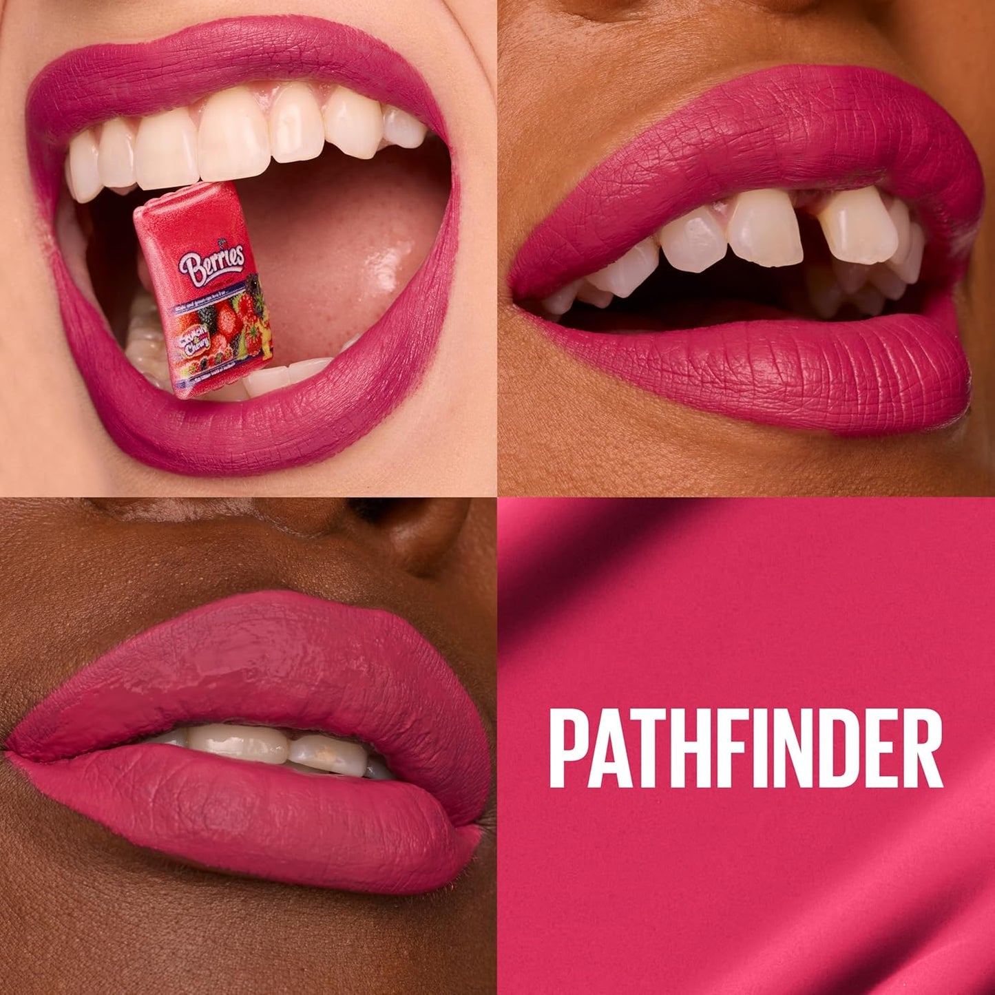 Maybelline Super Stay Matte Ink Liquid Lipstick Makeup, Long Lasting High Impact Color, Up to 16H Wear, Pathfinder, Berry Pink, 1 Count, Packaging May Vary