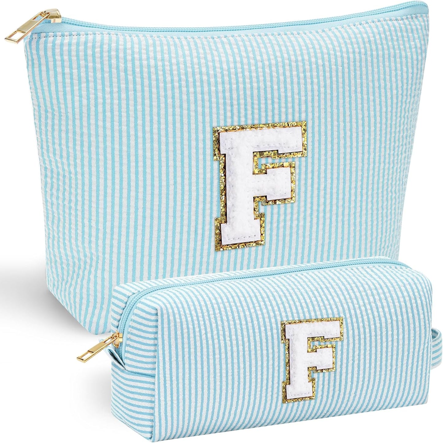 YOOLIFE Personalized Mothers & Graduation Gifts - Initial Cute Monogram Makeup Bags